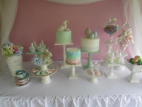 Pretty Mint and Pastel Easter by Cakes by Joanne Charmand