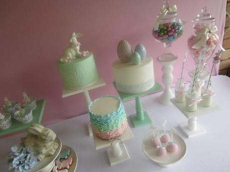 Pretty Mint and Pastel Easter by Cakes by Joanne Charmand