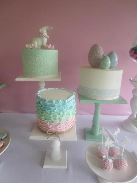 Pretty Mint and Pastel Easter by Cakes by Joanne Charmand