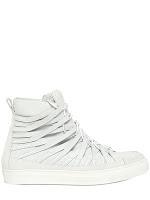 Cut Out For The Summer: Damir Doma Cut Out & Embossed Leather Sneaker