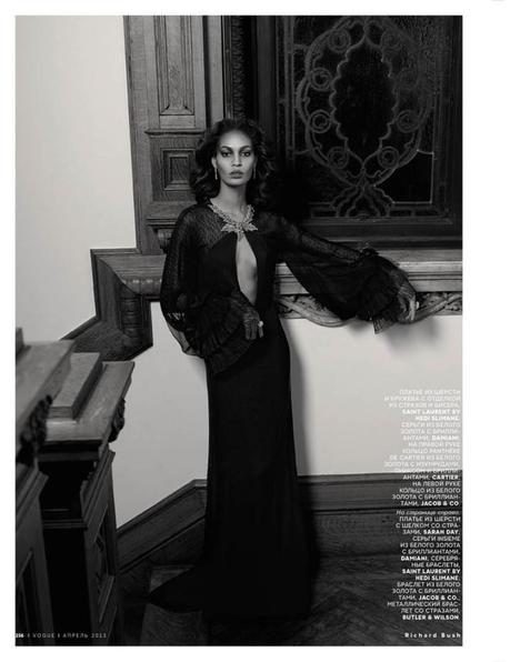 Joan Smalls by Richard Bush for Vogue Russia April 2013 2