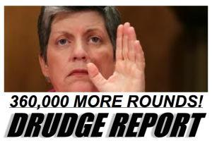 Drudge lead headline, Monday March 25, 2013