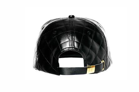 N°V QUILTED LEATHER CHANEL INSPIRED STRAPBACK
Leather quilted...