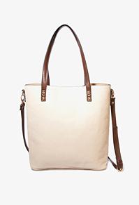 Forever 21 Leather lined tote29.80