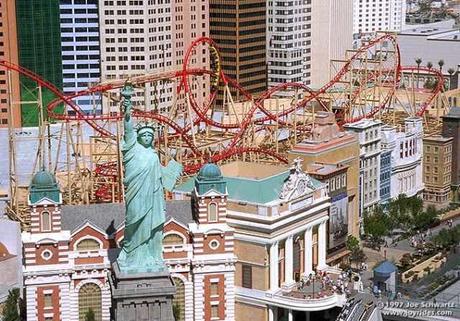 NY NY roller coaster