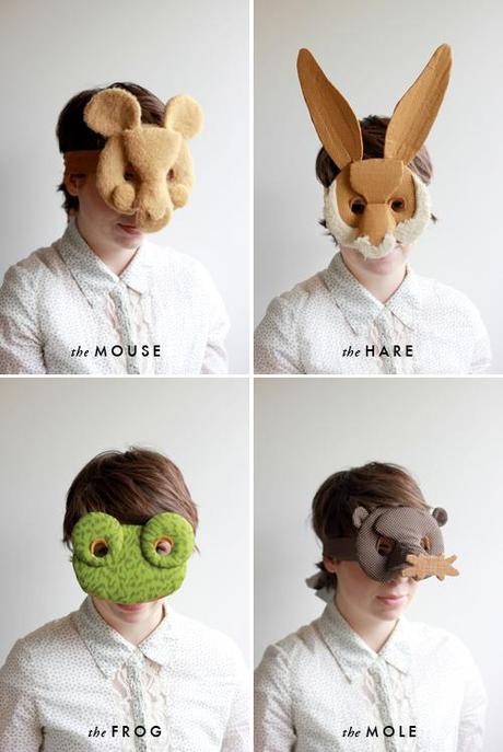 2 DIY animals masks
