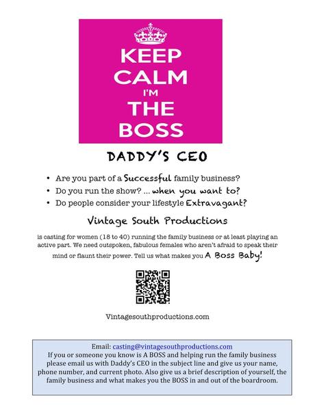 Casting Call: Daddy's CEO