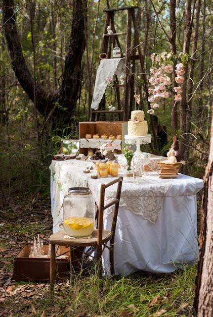 Vintage Easter Table by Hanging Pretty and Two Red Sparrows