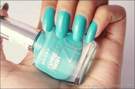 Maybelline Express Finish Turquoise Lagoon Nails