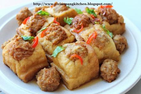 Hakka Stuffed Tofu (客家酿豆腐）