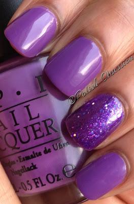 OPI Pack Your Booty Shorts & Smitten Polish Lovely Lilacs
