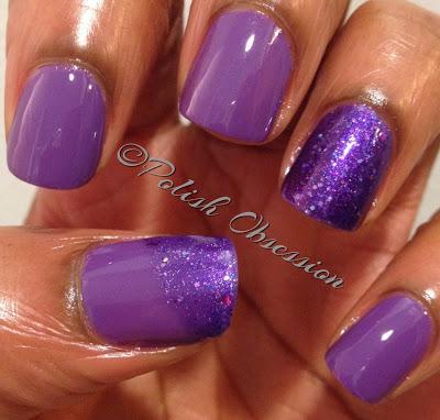 OPI Pack Your Booty Shorts & Smitten Polish Lovely Lilacs