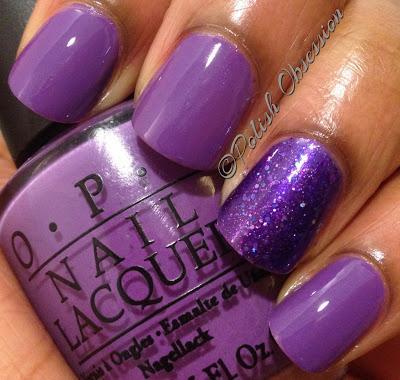 OPI Pack Your Booty Shorts & Smitten Polish Lovely Lilacs