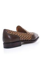 Dandily Woven:  Carmina Shoemaker Simpson Loafer