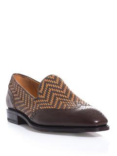 Dandily Woven:  Carmina Shoemaker Simpson Loafer