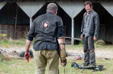 The Walking Dead - Daryl and Zombie Merle