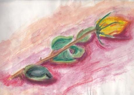 Water & Chalk.
Just a quick sketch from years ago, where i mixed water with chalk pastels, and I quite liked the effect. Give something new a go a see what happens! 
xoxo LLM