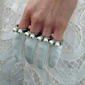 Alexander McQueens Glove Clutch