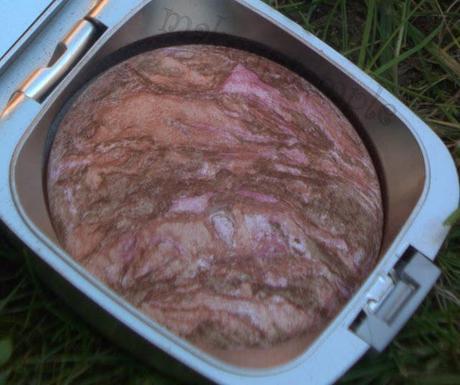 525PR Makeup City Baked Mineral Blush Fusion Peach Frost Swatches
