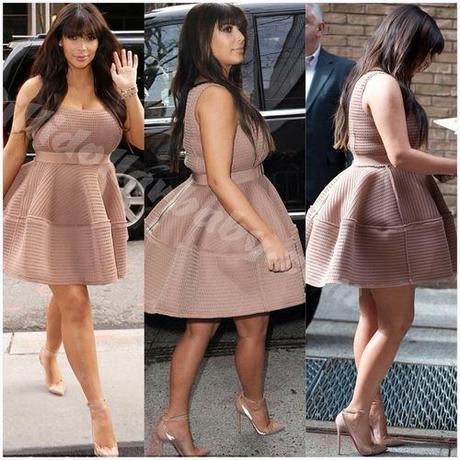 Kim Kardashian’s Maternity Style in NYC as she visits Good...