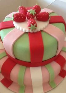 Strawberry Shortcake Themed Cake