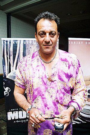 English: Sanjay dutt at Musafir press meet at ...