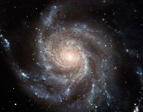 Messier 101 photography. Picture taken with Hubble Telescope 