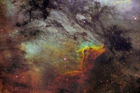 IC 5067 in the Pelican Nebula photography. Picture taken with Hubble Telescope 