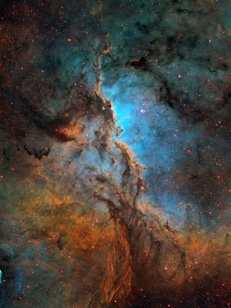 NGC6188 photography. Picture taken with Hubble Telescope 