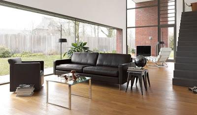 Modern Leather Sofa Set