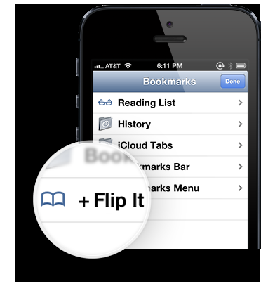 iphone flipboard bookmarklet