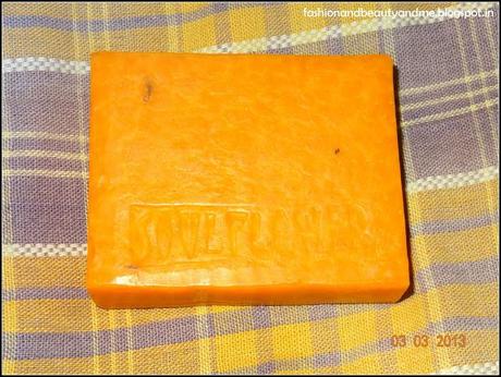 Soulflower orange carrot detox soap