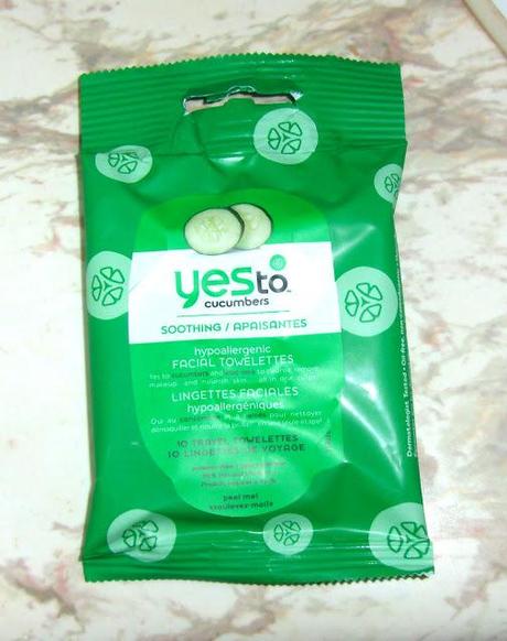 Review: Yes to Cucumbers Facial Towelettes