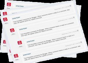 blogger threaded comment box