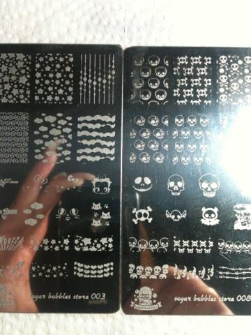 Nail Mail Stamping Plates