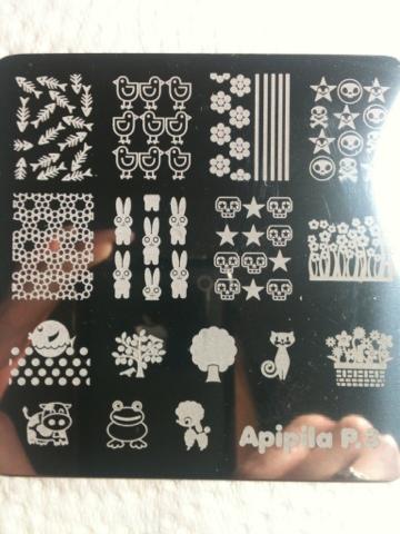 Nail Mail Stamping Plates