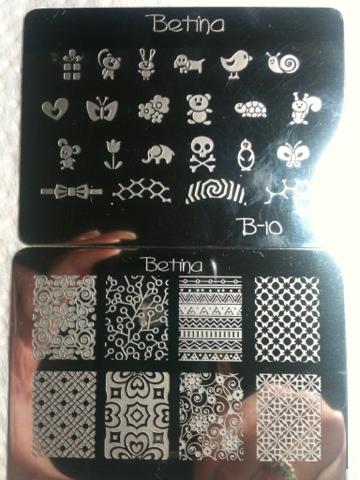 Nail Mail Stamping Plates