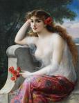 A Woodland Maiden by Emile Vernon (1901)