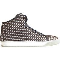 Artisanal Optics:  Lanvin Perforated Overlay High Top Sneaker