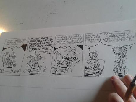 How I Draw a Comic Strip