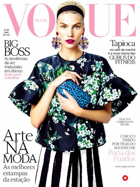 Covers- Rosie Huntington-Whiteley & Aline Weber for Vogue Brasil April 2013 2
