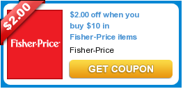 $2.00 off when you buy $10 in Fisher-Price items