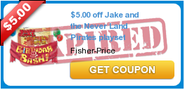 $5.00 off Jake and the Never Land Pirates playset