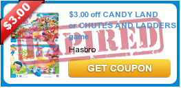 $3.00 off CANDY LAND or CHUTES AND LADDERS game