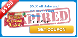 $5.00 off Jake and the Never Land Pirates