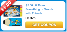 $5.00 off Draw Something or Words with Friends