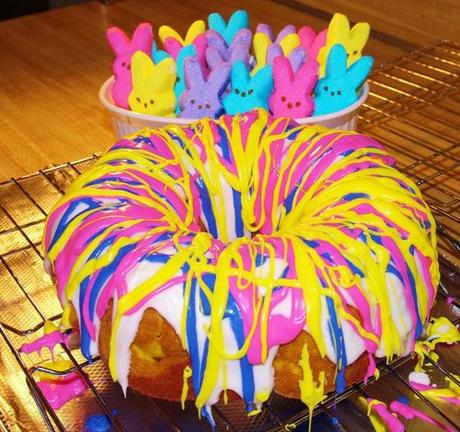 Rainbow Bundt Cake/Kelli’s Retro Kitchen Arts