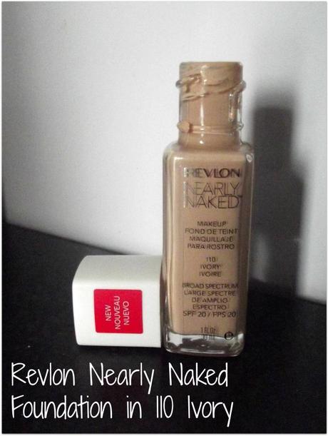 Revlon Nearly Naked Foundation in 110 Ivory, Foundation, Pale Skin 