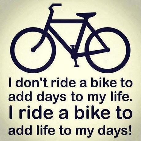 I don't ride a bike