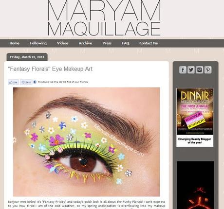 maryam maquillage,  favorite blog, beautyfoodlife.blogspot.com